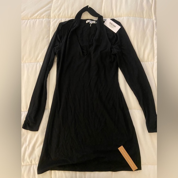 NWT Reformation Black Midi dress - Picture 3 of 8